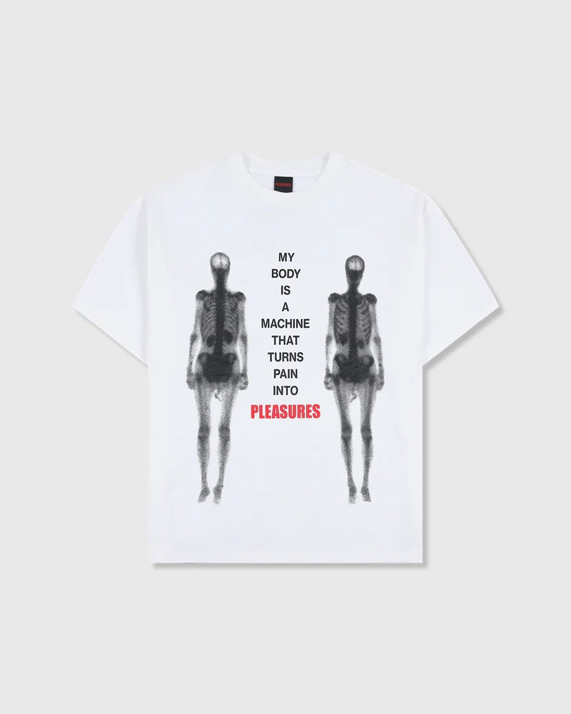 Pleasures Machine Tee White