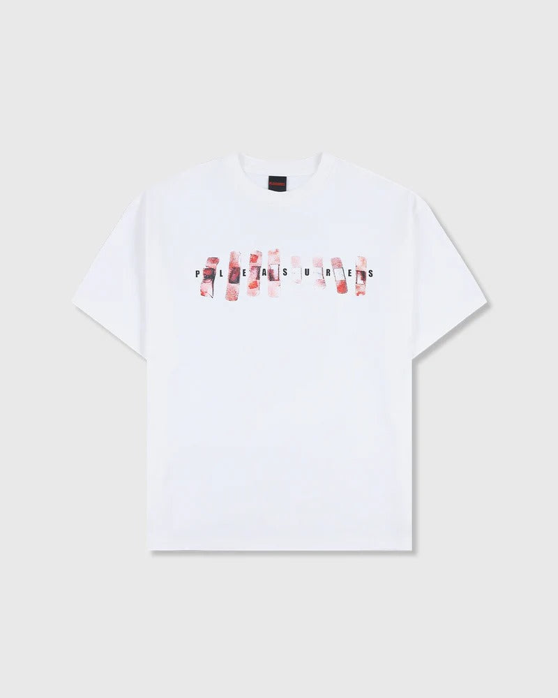 Pleasures Wounded Tee White
