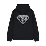 Iuter Thorns Double Logo Zip Hoodie Black