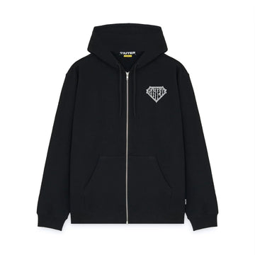 Iuter Thorns Double Logo Zip Hoodie Black