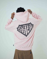 Iuter Thorns Double Logo Zip Hoodie Rosa