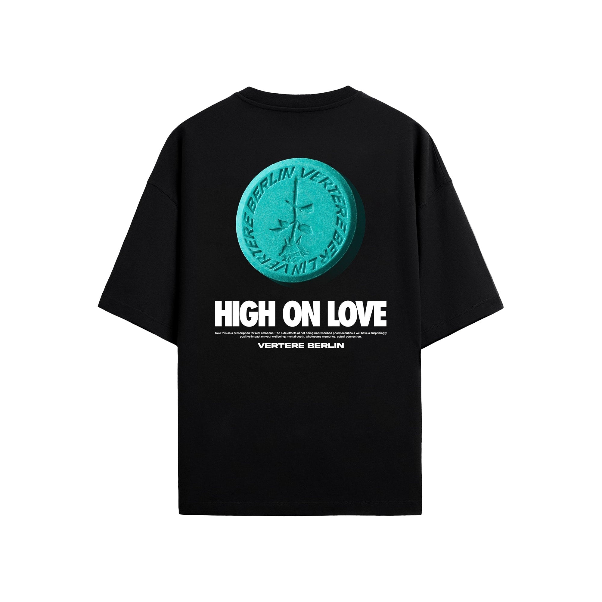 Vertere Berlin High On Love Tee Black