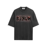 Vertere Berlin Lost Roses Tee Washed Black