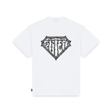T-Shirt Iuter Thorns Double Logo Bianca