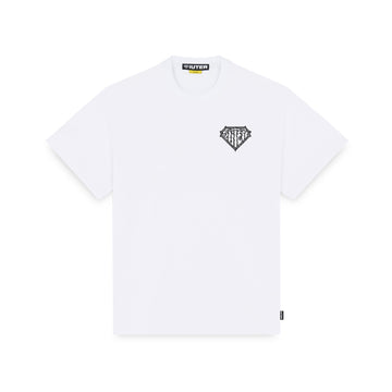 T-Shirt Iuter Thorns Double Logo Bianca