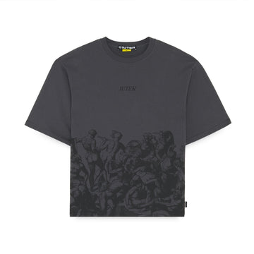 Iuter Battle Reverse Stitch T-shirt Asfalto