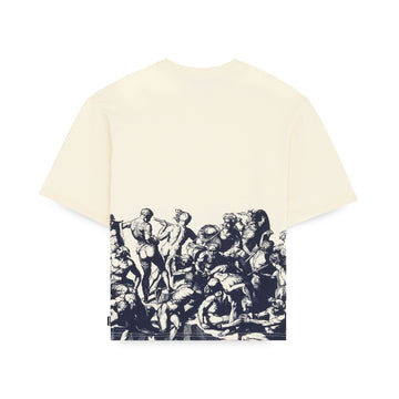 T-shirt Iuter Battle Reverse Stitch color avorio
