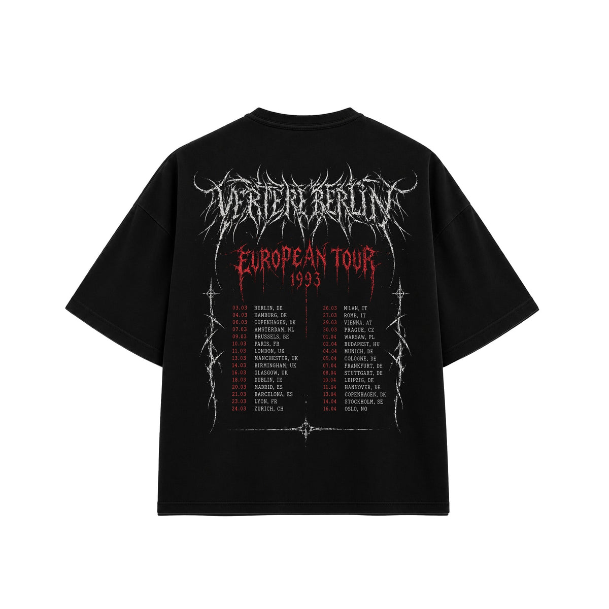 Vertere Berlin Euro Tee Black