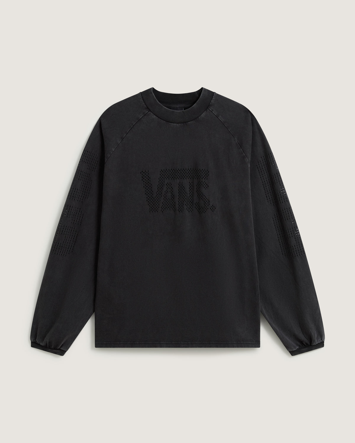 Vans Aod By Slam Jam Tee A Maniche Lunghe Lasered Black