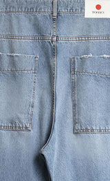 Wooden Japan Square Pocket  Cloud Wash