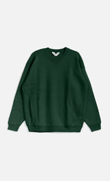 Wooden Maglione Girocollo Yard Verde