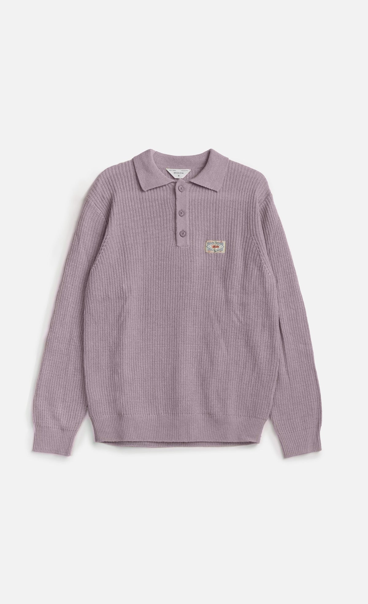 Wooden Polo In Lana Mark Glicine