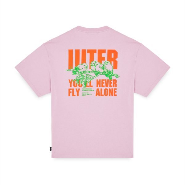 IUTER NEVER ALONE TEE PALE PINK - immagine 2