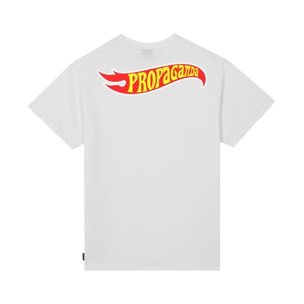 PROPAGANDA WHEELS TEE WHITE - immagine 2