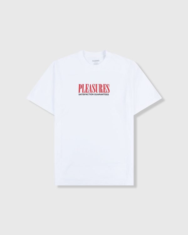PLEASURES SATISFACTION TEE WHITE