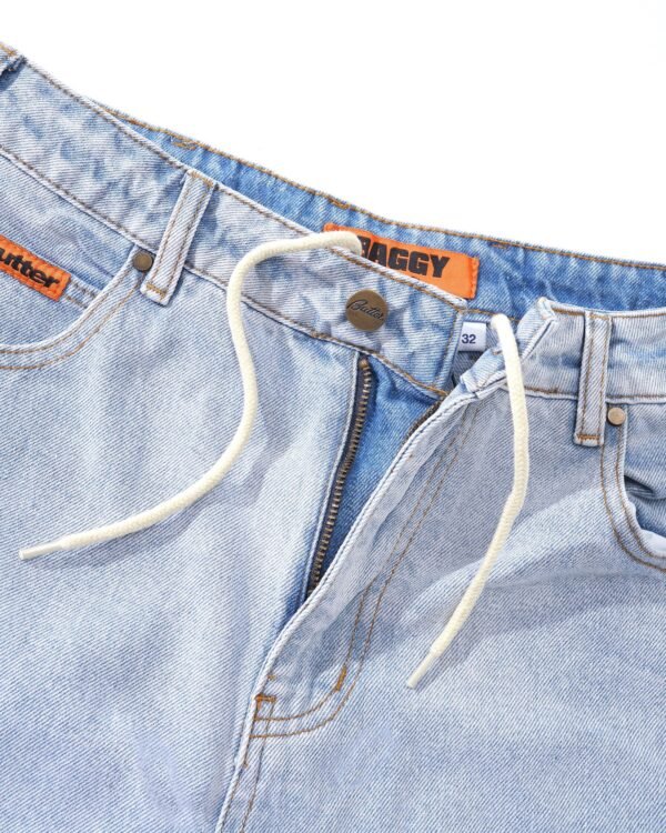 Butter Goods Baggy Denim Jeans Washed Indigo - immagine 3