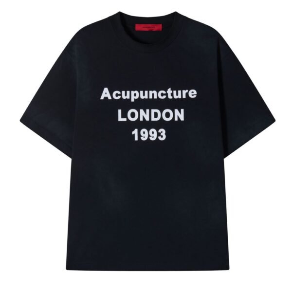 Acupuncture Graphic T-Shirt Black