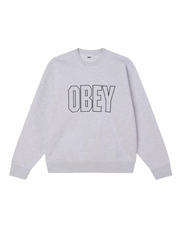 Obey Digable Crew Ash Grey