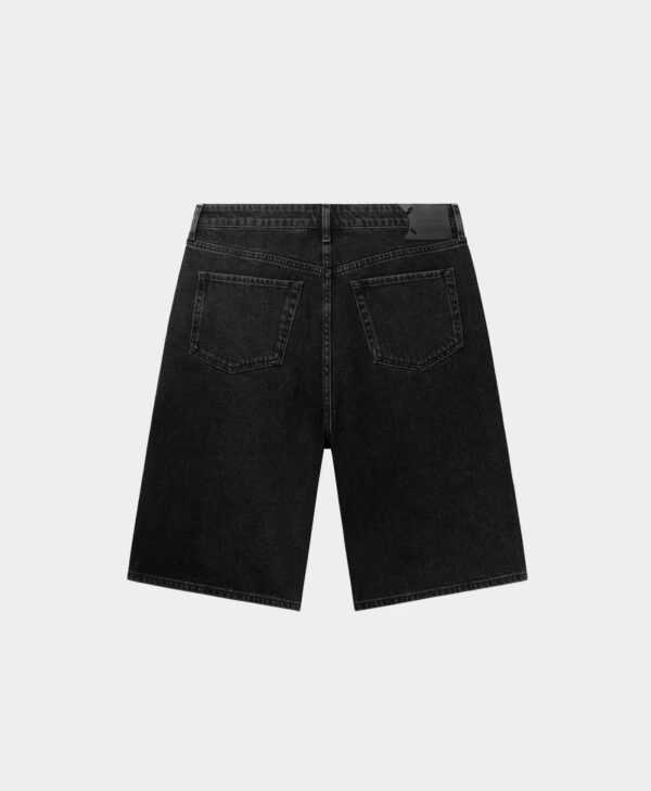 Daily Paper Black Laser Monogram Denim Shorts - immagine 2