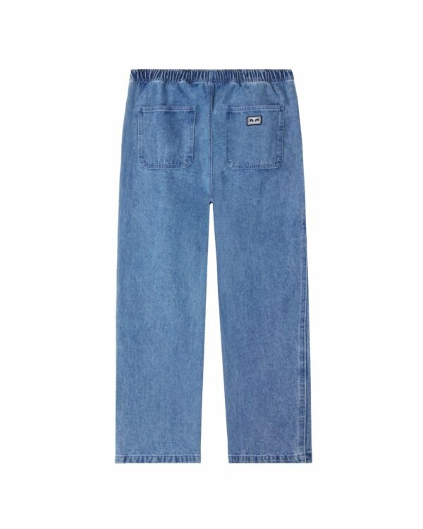 Obey Denim Easy Pant Light Indigo - immagine 2