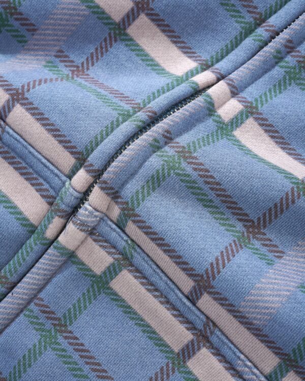 Butter Goods Edge Applique Zip Thru Hood Plaid - immagine 4