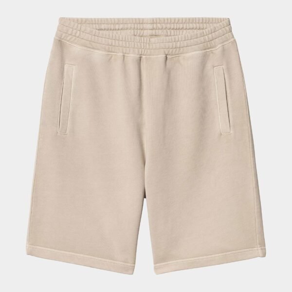 Carhartt Wip Nelson Sweat Short Fleur De Sel Garment Dyed - immagine 2