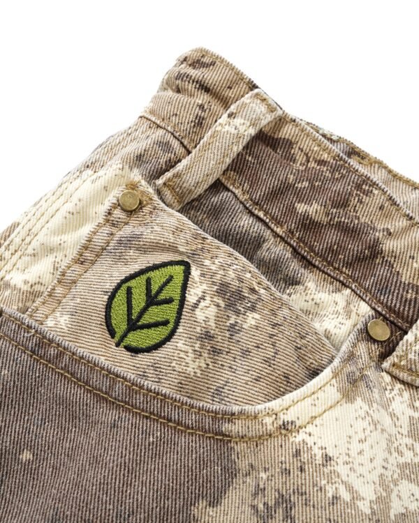 Butter Goods Weathergear Denim Shorts Camo - immagine 4