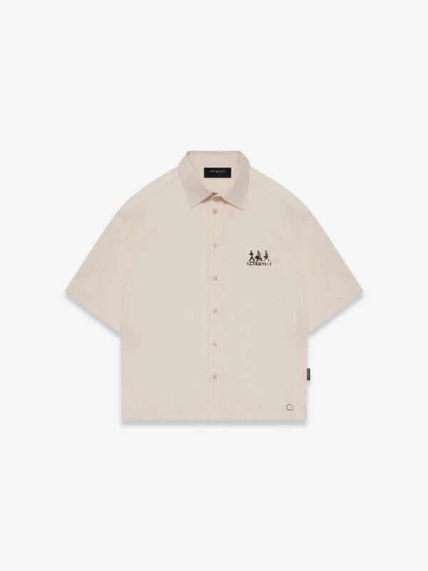 Reternity Creative Dept Logo Button Shirt Cream