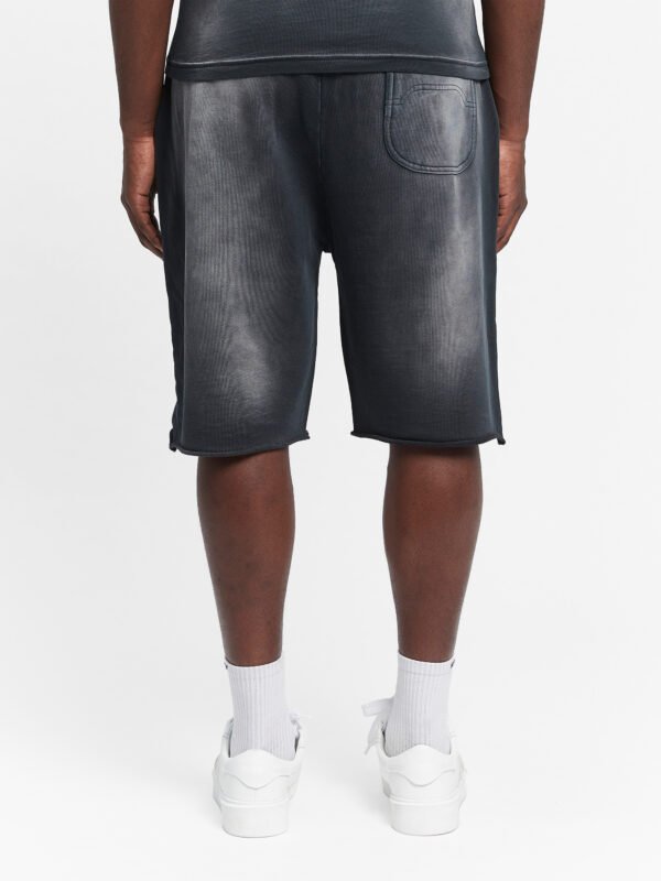 Reternity Unfinished Cotton Shorts  Washed Black - immagine 3
