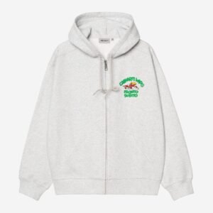 Carhartt Wip Hooded Pronto Sweat Jacket Ash Heather