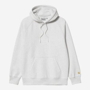 Carhartt Wip Hooded Chase Sweatshirt Ash Heather
