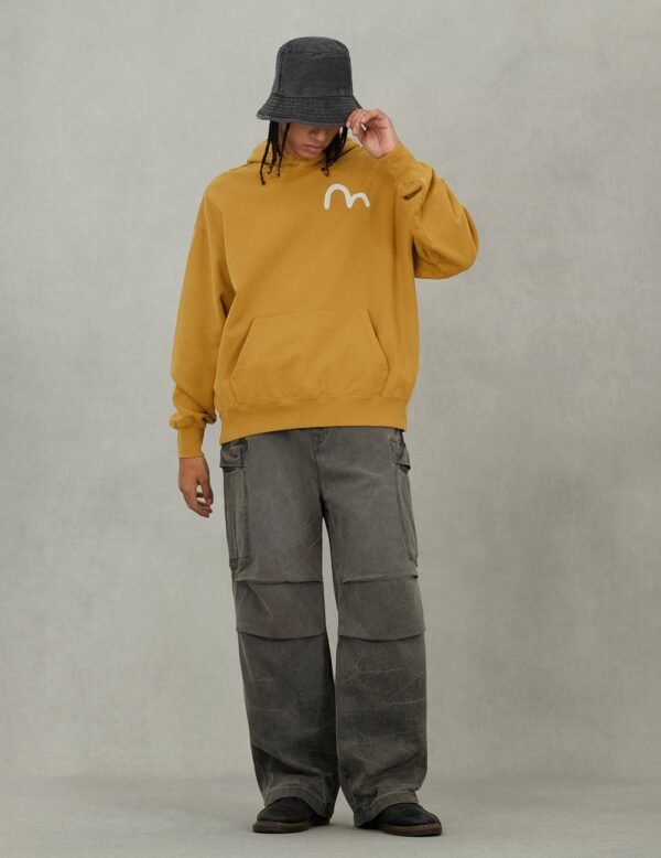 Evisu American Ebisu And Seagull Print Yellow - immagine 3