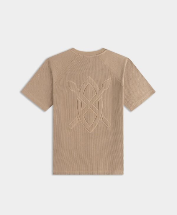 Daily Paper Waffle Boxy Tee Irish Cream