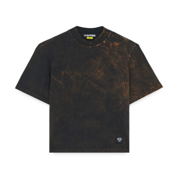 Iuter Label Marble Tee Black