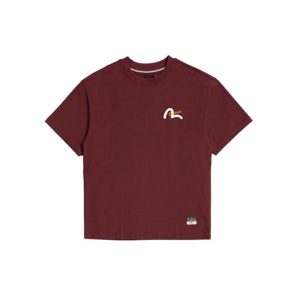 Evisu Henohenomohe Godhead Embroidery Burgundy