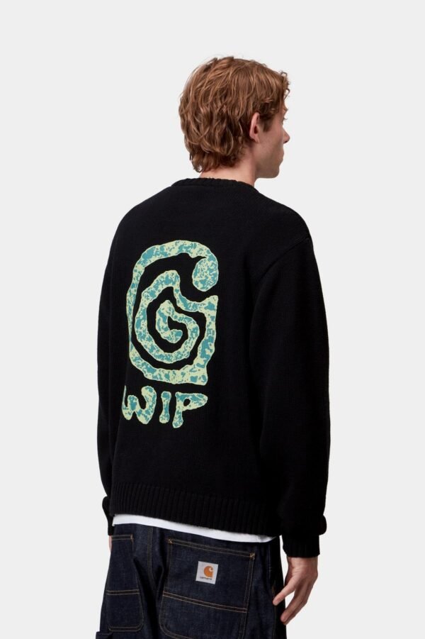 Carhartt Wip Helix Sweater Black - immagine 3