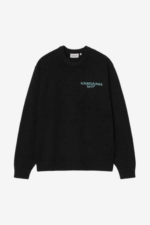 Carhartt Wip Helix Sweater Black - immagine 2