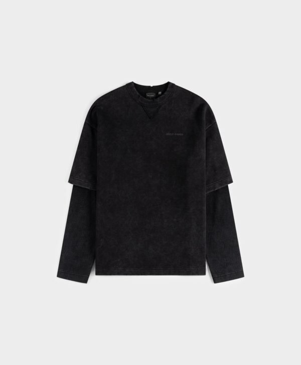 Daily Paper Layered Tee Black