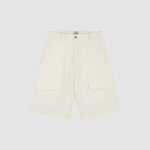 Arte Canvas Cargo Shorts Cream