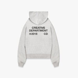Reternity Creative Dept Zip Hoodie Melange Grey