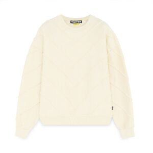 Iuter Parquet Reverse Crewneck Ivory