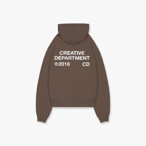 Reternity Creative Dept Zip Hoodie Brown