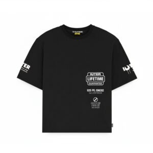 Iuter Shorted Tee Black