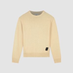 Arte Reversible Label Knit Cream