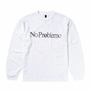 No Problemo Smile Away Ls Tee White