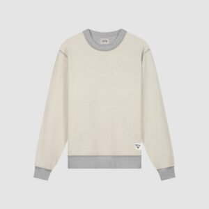 Arte Reversible Label Crewneck Grey