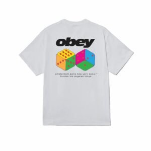 Obey Dice Classic Tee White
