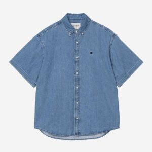 Carhartt Wip Lucas Shirt Blue Stone Washed