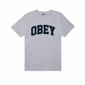 Obey Obey Collegiate Standard Tee Heather Grey