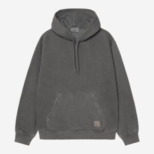 Carhartt Wip Hooded Torion Sweatshirt Black Grind Wash